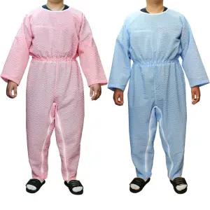 여름용 치매우주복 지지미원단 병원 환자복 요양원 치매복 국산 남녀공용