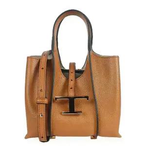 토즈 여성 타임리스 마이크로 토트백 브라운 XBWTSBA0000Q8E S410