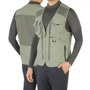 버팔로 멀티포켓 쿨메쉬 망사조끼 남성 등산복 작업복 조끼 VSBF-303