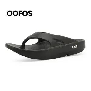 오리지널 리커버리 쪼리 플립플랍 블랙 발편한 슬리퍼 (OORIGINAL-BLACK)