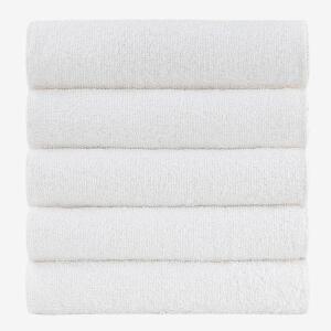 코튼클라우드 호텔수건 프리미엄 베리어 타올, 모던화이트, 140g, 5개입, 1개