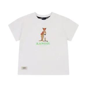 [캉골키즈](광주신세계)뉴 캥거루 그래픽 티셔츠 RB 0102 화이트 (ARBCRT01020WH)