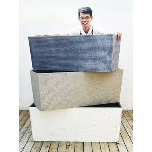 직사각형 대형 화분 야외 옥상 대형화분 베란다 카페 바닥 35x24cm 플라스틱