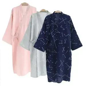 남성 여성 유카타 여름 잠옷 목욕 가운 호텔 골프 샤워가운 로브 원피스잠옷