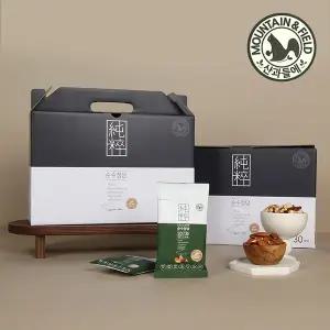 [산과들에] 견과7종/올로스팅 하루견과 순수정담 30봉+30봉 프리미엄견과류