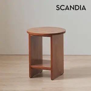 [스칸디아]우디 원목 수납 스툴