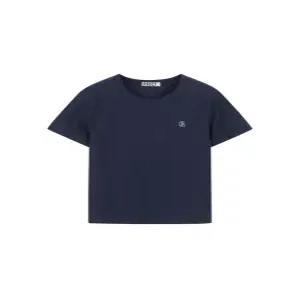 여성) 로고 골지 반팔티_EYF2TR2754