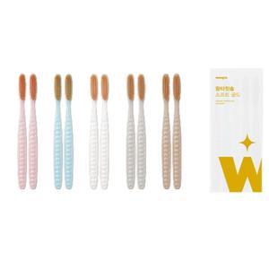 왕타 더 부드러운소프트 골드 대왕칫솔 빅헤드 10P