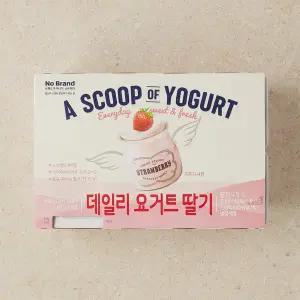 [노브랜드] 데일리 요거트 딸기 80g*6입
