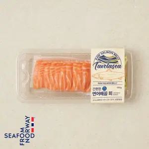 [냉장][노르웨이] 연어 배꼽살 (100g)