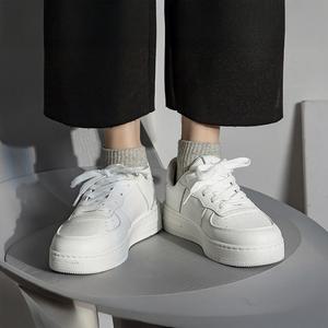 흰색 키높이운동화 4cm 남녀 스니커즈 커플 데일리 신발 단화