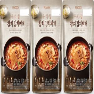 피코크 우리집 참치묵은지김치찌개 500g, 3개