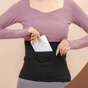 따뜻한 배워머 여성 허리 복부 보온 탄력복대 방한