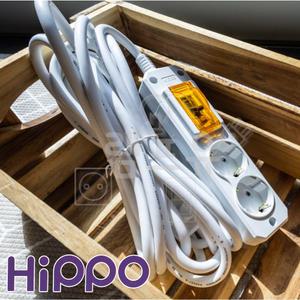 국산 히포 고용량 멀티탭 멀티콘센트 누전차단 2구 3m 고전력 냉장고 에어컨 고효율