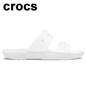 [크록스] 클래식 크록스 샌들 여성 슬라이드 화이트 206761-100