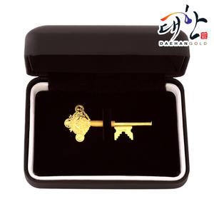 순금열쇠 1.875g 황금 행운 환갑 칠순 골프 부모님 퇴임 퇴직 진급 감사패 기념패 상패 선물