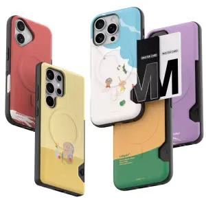 맥세이프 카드수납 케이스 갤럭시 S26 S25 엣지 S24 FE S23 플러스 울트라 아이폰 에어 17 16 15 프로