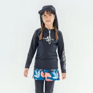 [아이스샌드](의정부점)주니어 아동 여아 래쉬가드 플랩캡 초등학생 중학생 수영복세트 BR-355122