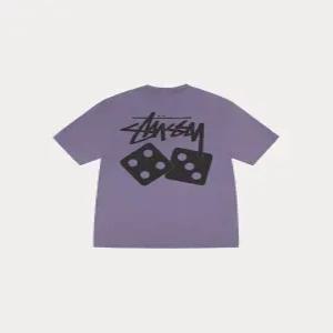 스투시 다이스 피그먼트 다이드 반팔 티셔츠 그레이프 퍼플 1905077