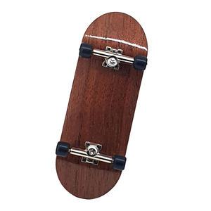 [앨커미] 핑거보드 컴플릿 32mm 네츄럴 우드덱 - 월넛우드