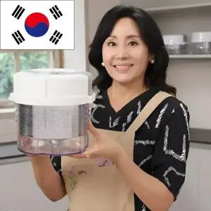 홍여진 하이로 빅스텐 매직 짤순이 2.4리터 야채짤순이 음식 오이지 야채탈수기