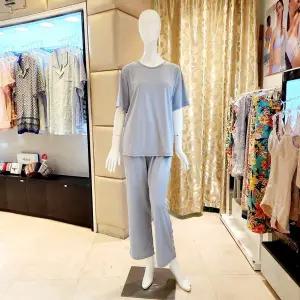 [대구백화점] [비너스]찰랑찰랑 무지 여성 홈웨어 상하세트(VEV3934F VEP3934F)