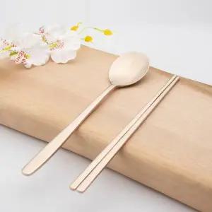 [수타미](대전신세계)방짜유기 유기수저 놋봄 모던 어린이 1인 수저세트 놋수저 + 무료각인