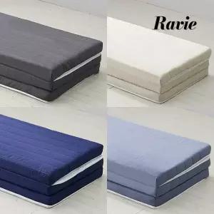 하비 순면 3단 접이식 매트리스 커버 5cm 7.5cm 슈퍼싱글