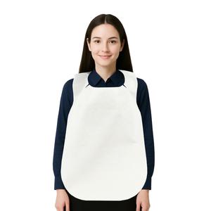 100매 라이트 일회용 부직포 앞치마 위생 앞치마 업소용 식당 손님용 1회용 흰색