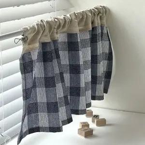 주방 창문 가리개 커튼 작은창 선반 가리개 미니 커텐