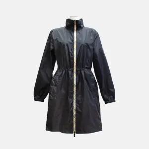 (버버리) 체크 트림 지퍼 롱 윈드브레이커(8110311)