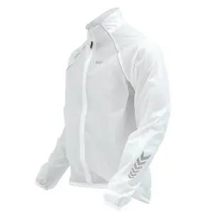 (MKJ-010 WHITE) 바람막이 플렛 타입 화이트 (루즈핏) (러닝-마라톤용)/라이딩/방풍/방수/경량