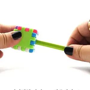 [하프클럽/]준비물 블록모양 블록 휴대용 연필깎이