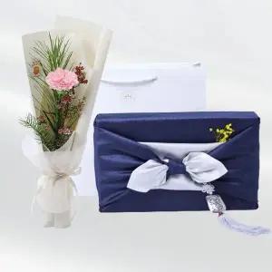 카네이션 핑크+도라지정과 500 어버이날 스승의날 감사 존경 은혜 축하 생신 기념일 생일 선물 꽃배달