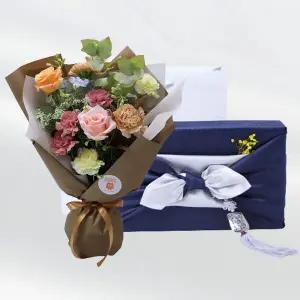 사랑 카네이션+도라지정과 500 어버이날 스승의날 감사 존경 은혜 축하 생신 기념일 생일 선물 꽃배달