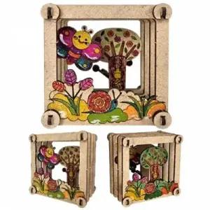 MDF입체액자봄이야기