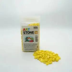 셀러허브 패션JHL17O8T51C2옐로우 500g 화단 어항 화분 조경 이쁜 돌
