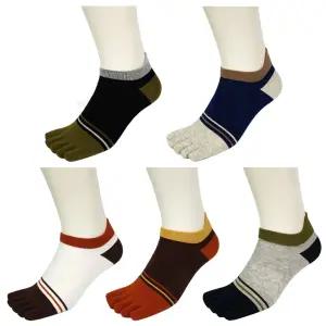 남성 효담발목 발가락양말 5켤레 남자 패션 여름 스니커즈 토우삭스