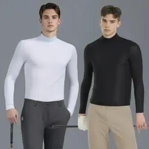 엔조이핏 남성 골프 이너웨어 냉감 쿨링 UV 자외선차단 기능성 티셔츠 라운드 긴팔