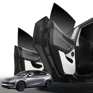 루젠 테슬라 모델 Y 주니퍼 도어커버 가죽 4P 풀세트