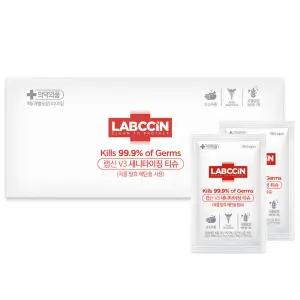 랩신 브이쓰리 새니타이징 티슈 낱개포장형, 100개입, 1개