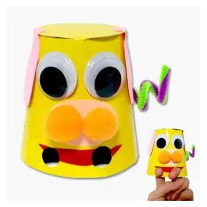 [하프클럽/]종이컵동물만들기-꿀꿀이  방과후만들기 5EA