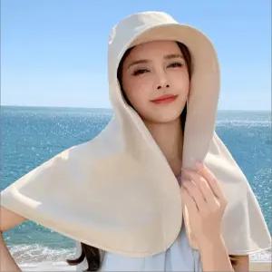 모자 햇빛가리개 자외선차단 완벽차단 모자 얼굴 햇빛차단 모자 썬캡 후드