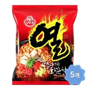 오뚜기 열라면 120g 5개