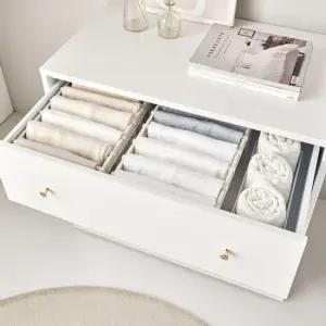 옷정리 수납정리함 옷장정리 리빙박스3개 옷수납 옷수납장 옷정리 수납정리함 시스템행거