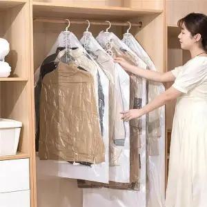 패딩 아우터 압축팩 3P세트 옷걸이형 겨울옷 압축파우치 외투 롱패딩 보관