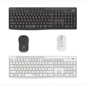 로지텍 MK295 SILENT (정품) 화이트 무선 콤보 한글 (키스킨)