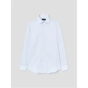 [갤럭시] 논아이론 순면 솔리드 레귤러핏 드레스 셔츠  스카이 블루 (GA5164MR1