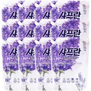 엘지생활건강 샤프란 시어버터 릴렉싱아로마 리필 2.1L 12개