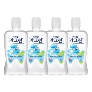 가그린 어린이 구강청결제, 청포도향, 380ml, 4개